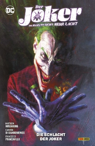 Buchcover und Innenansicht für das Buch: The Joker: The Man Who Stopped Laughing