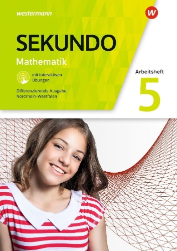 Buchcover und Innenansicht für das Buch: Sekundo 5. Arbeitsheft mit  interaktiven Übungen. Für Nordrhein-Westfalen