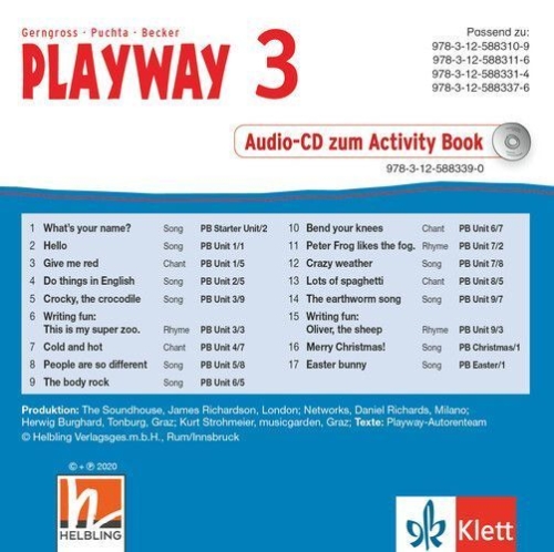 Buchcover und Innenansicht für das Buch: Playway 3. Ab Klasse 3