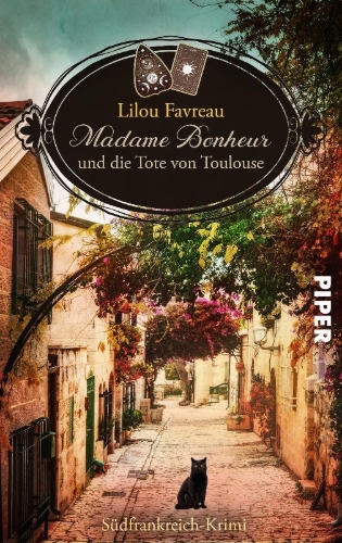 Buchcover und Innenansicht für das Buch: Madame Bonheur und die Tote von Toulouse