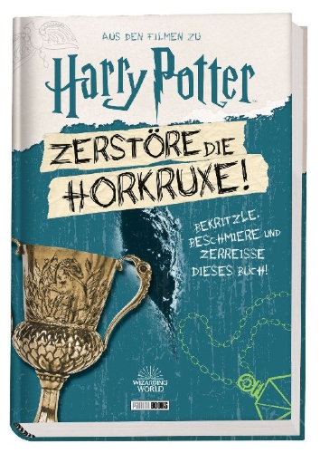 Buchcover und Innenansicht für das Buch: From the Films of Harry Potter: Destroy the Horcruxes