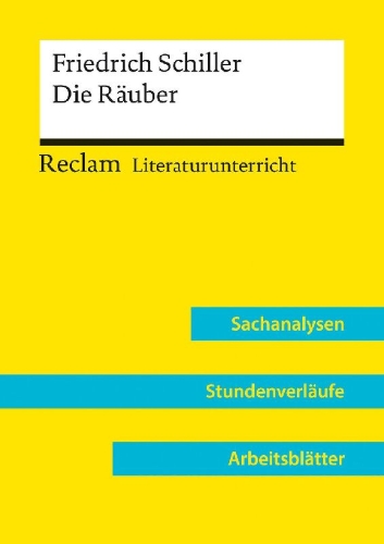 Buchcover und Innenansicht für das Buch: Friedrich Schiller: Die Räuber (Lehrerband) | Mit Downloadpaket (Unterrichtsmaterialien)