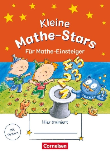 Buchcover und Innenansicht für das Buch: Kleine Mathe-Stars 1. Schuljahr