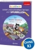 Buchcover und Innenansicht für das Buch: Leselöwen - Lesen und schreiben lernen mit Spurrillen - Die Katzen-Detektive
