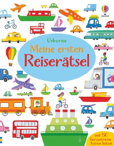 Buchcover und Innenansicht für das Buch: Meine ersten Reiserätsel