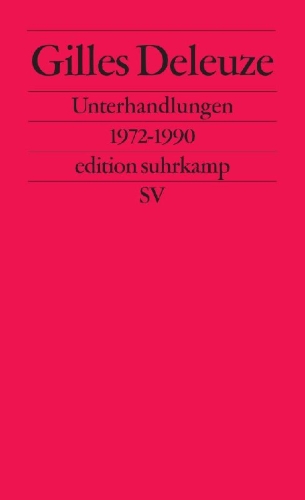 Buchcover und Innenansicht für das Buch: Pourparlers 1972-1990
