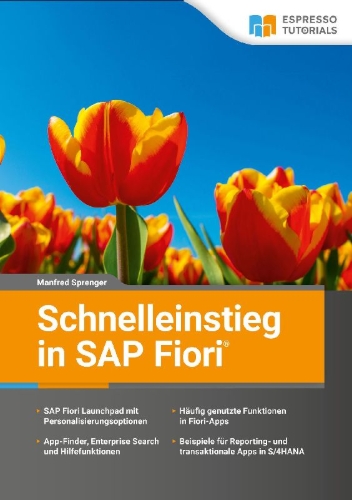 Buchcover und Innenansicht für das Buch: Schnelleinstieg in SAP Fiori