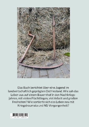 Buchcover und Innenansicht für das Buch: Geboren auf einem Bauernhof in Ostfriesland