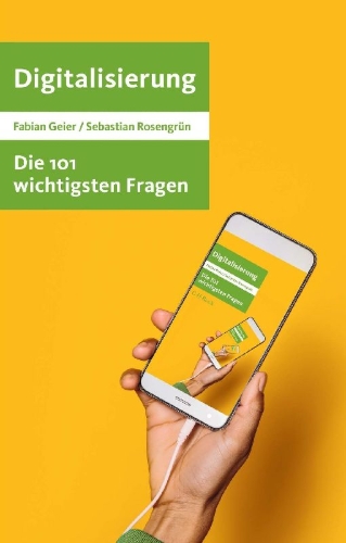 Buchcover und Innenansicht für das Buch: Die 101 wichtigsten Fragen - Digitalisierung