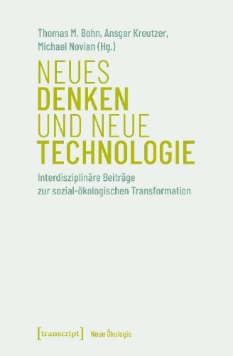 Buchcover und Innenansicht für das Buch: Neues Denken und neue Technologie