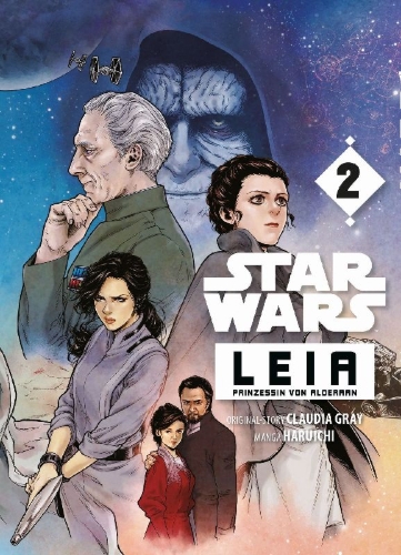 Buchcover und Innenansicht für das Buch: Star Wars - Leia, Prinzessin von Alderaan (Manga) 02