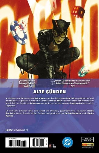 Buchcover und Innenansicht für das Buch: Catwoman #75-#78