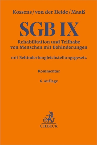 Buchcover und Innenansicht für das Buch: SGB IX