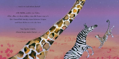 Buchcover und Innenansicht für das Buch: Agathe zählt die Sterne