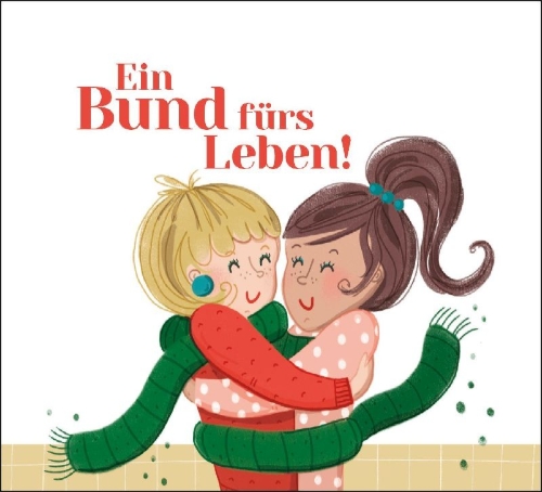 Buchcover und Innenansicht für das Buch: Mit dir ist gut Plätzchen essen