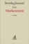 Buchcover und Innenansicht für das Buch: Markenrecht