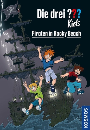 Buchcover und Innenansicht für das Buch: Die drei ??? Kids, 108, Piraten in Rocky Beach