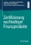 Buchcover und Innenansicht für das Buch: Zertifizierung nachhaltiger Finanzprodukte