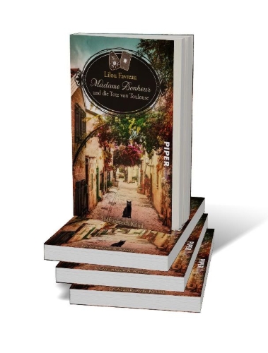 Buchcover und Innenansicht für das Buch: Madame Bonheur und die Tote von Toulouse