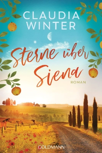 Buchcover und Innenansicht für das Buch: Sterne über Siena