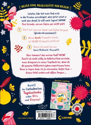Buchcover und Innenansicht für das Buch: Fanny Cloutier ou l'année oú mon père m'a forcée à le suivre au bout du monde