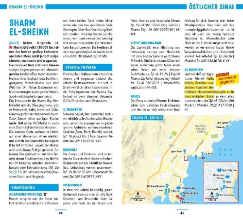 Buchcover und Innenansicht für das Buch: MARCO POLO Reiseführer Rotes Meer & Sinai