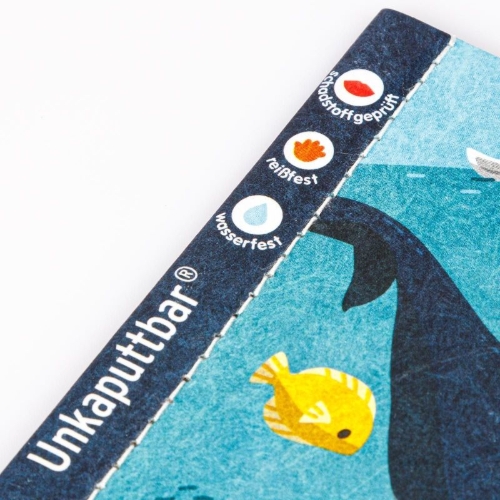 Buchcover und Innenansicht für das Buch: Baby Pixi (unkaputtbar) 142: Flippediflapp: Tiere im Meer