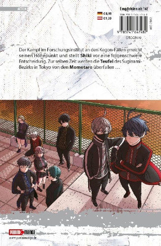 Buchcover und Innenansicht für das Buch: Togen Anki - Teufelsblut 19