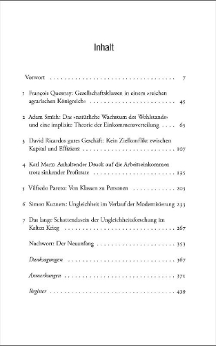 Buchcover und Innenansicht für das Buch: Visions of Inequality. From the French Revolution to the End of the Cold War