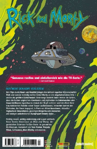 Buchcover und Innenansicht für das Buch: Rick and Morty #11-15