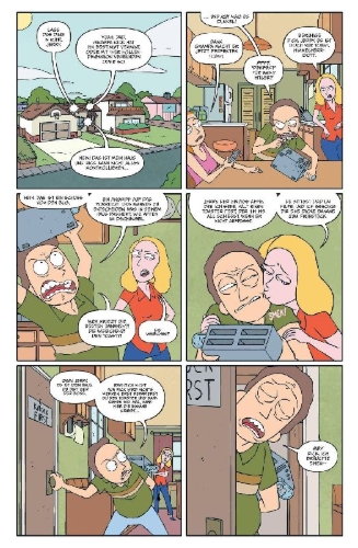 Buchcover und Innenansicht für das Buch: Rick and Morty #11-15
