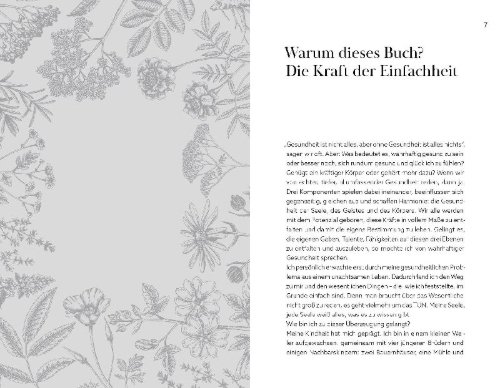 Buchcover und Innenansicht für das Buch: Natürlich, intuitiv, kraftvoll