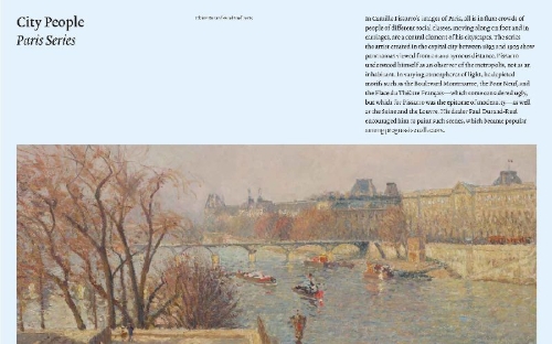 Buchcover und Innenansicht für das Buch: The Honest Eye: Camille Pissarro's Impressionism