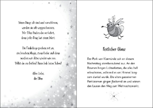 Buchcover und Innenansicht für das Buch: Pixie Magic Book 2 - Pippin and the Birthday Bake