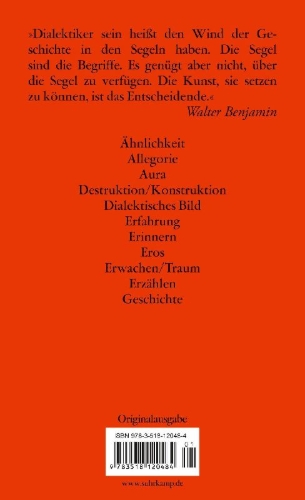 Buchcover und Innenansicht für das Buch: Benjamins Begriffe