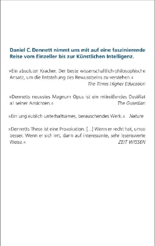 Buchcover und Innenansicht für das Buch: From Bacteria to Bach and Back. The Evolution of Minds