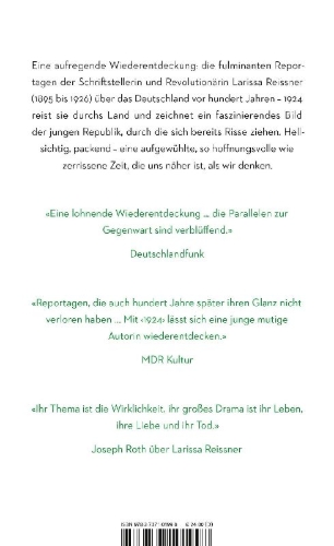 Buchcover und Innenansicht für das Buch: 1924
