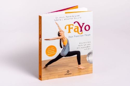 Buchcover und Innenansicht für das Buch: FaYo Das Faszien-Yoga