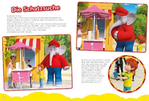 Buchcover und Innenansicht für das Buch: Benjamin Blümchen: Die größten Abenteuer