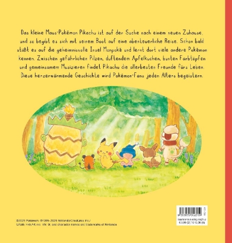 Buchcover und Innenansicht für das Buch: monpoké: Pikachus erste Freunde