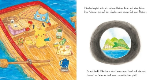 Buchcover und Innenansicht für das Buch: monpoké: Pikachus erste Freunde
