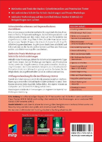 Buchcover und Innenansicht für das Buch: Hacking