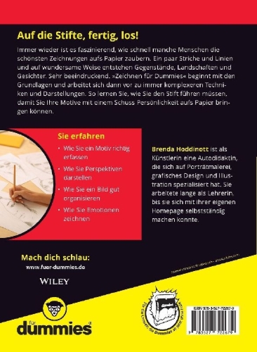 Buchcover und Innenansicht für das Buch: Zeichnen für Dummies
