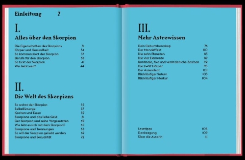 Buchcover und Innenansicht für das Buch: SEEING STARS Scorpio