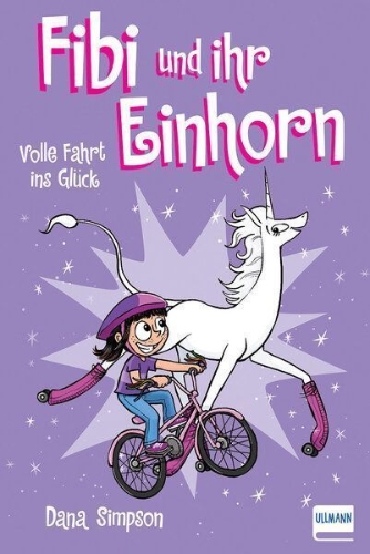 Buchcover und Innenansicht für das Buch: Fibi und ihr Einhorn (Bd. 2) - Volle Fahrt ins Glück