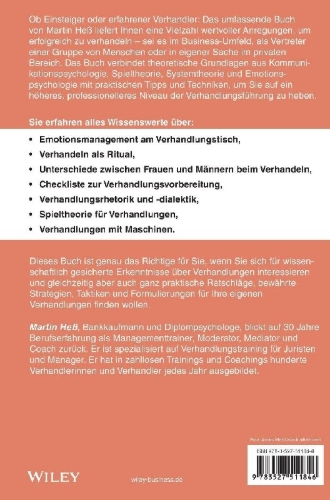 Buchcover und Innenansicht für das Buch: Gut verhandelt
