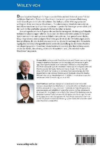 Buchcover und Innenansicht für das Buch: Grundlagen elektrischer Maschinen 1