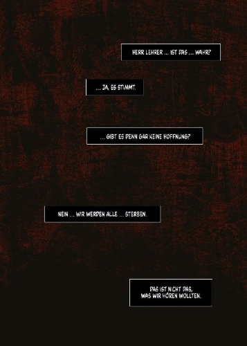 Buchcover und Innenansicht für das Buch: All of us are Dead 01