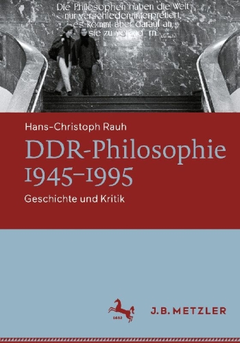 Buchcover und Innenansicht für das Buch: DDR-Philosophie 1945-1995