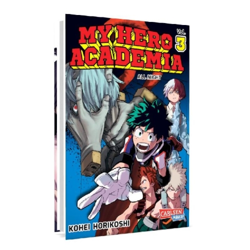 Buchcover und Innenansicht für das Buch: Boku no Hero Academia